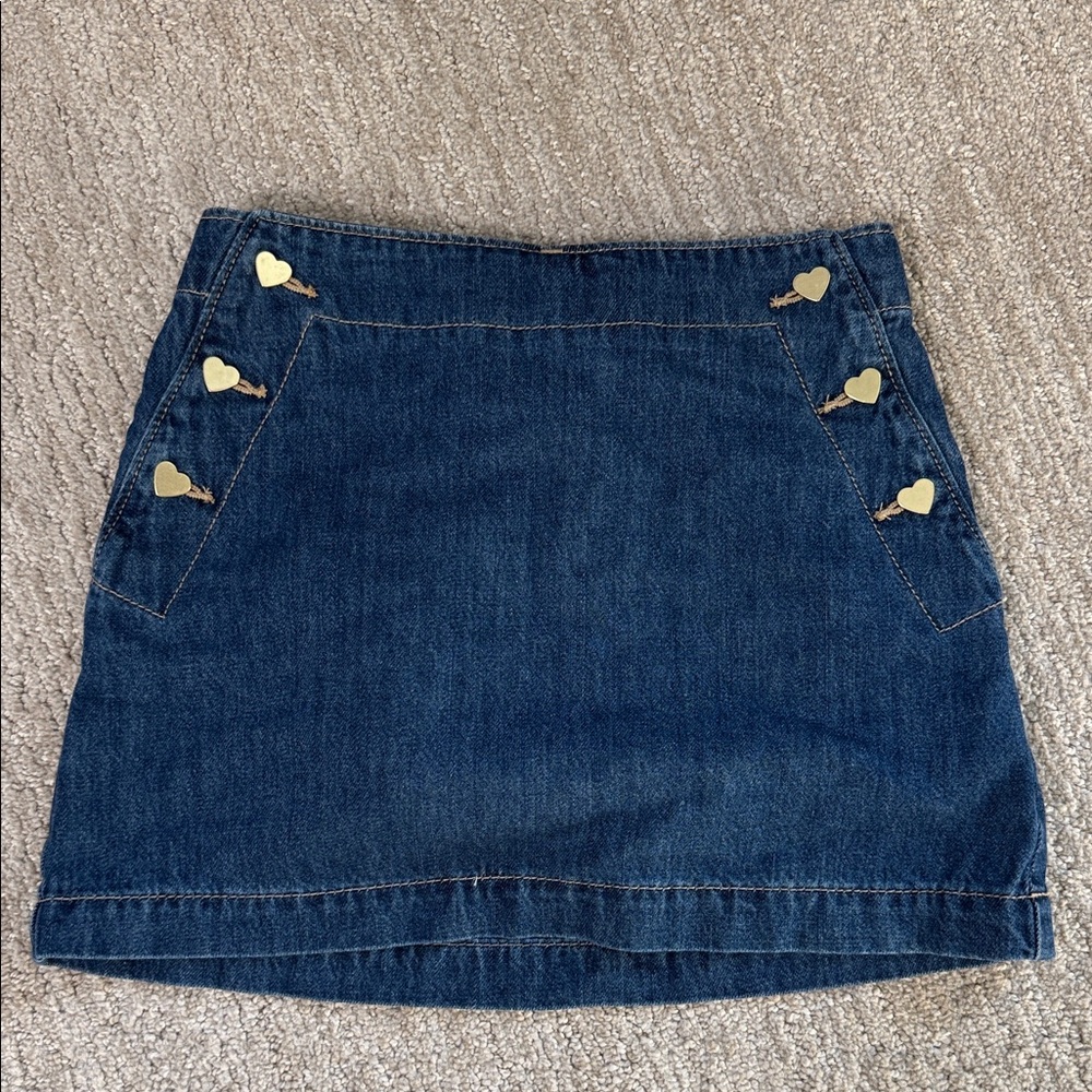 Girls Old Navy Denim Skort size M!